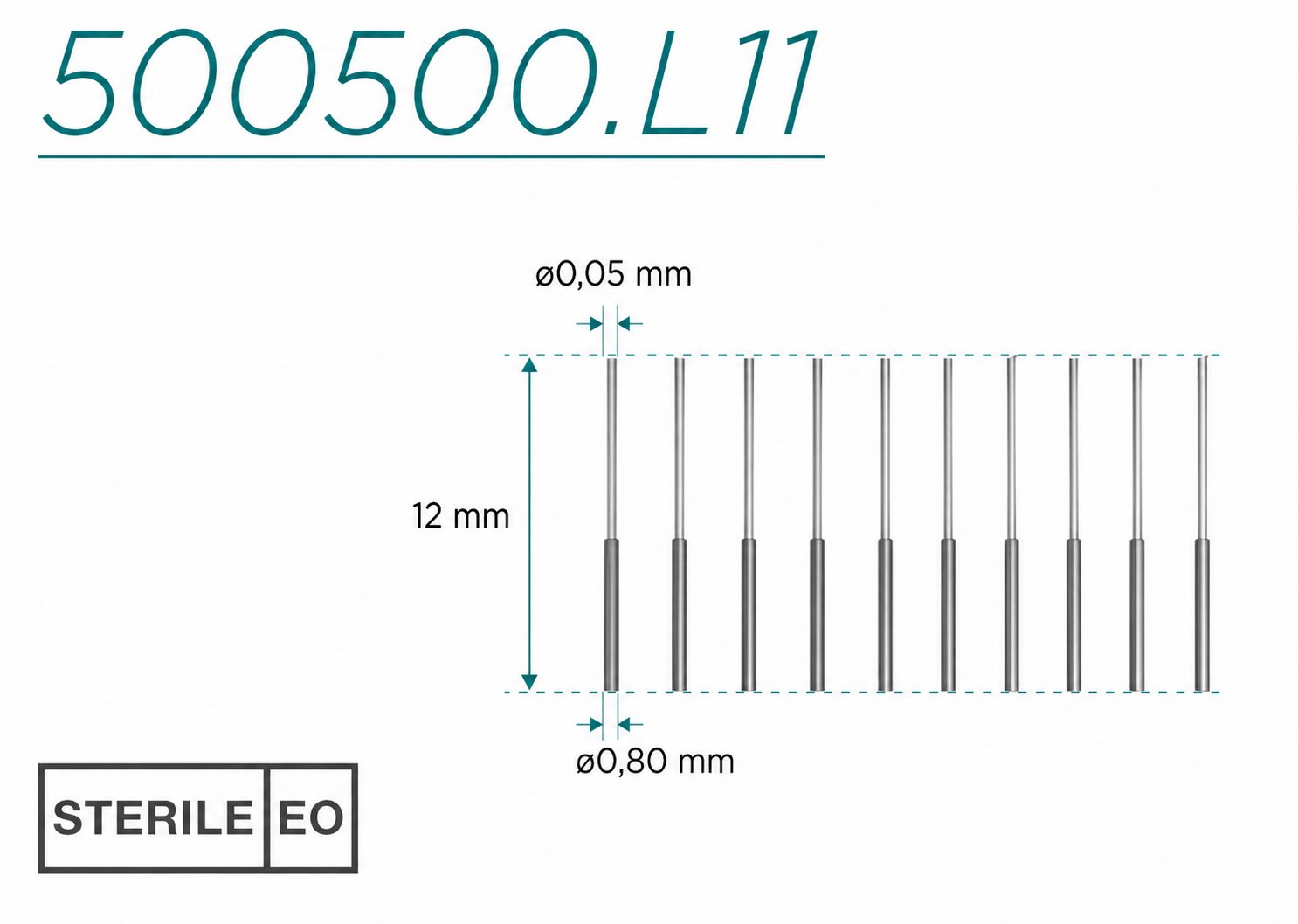 Igły do mikrochirurgii 500500.L11